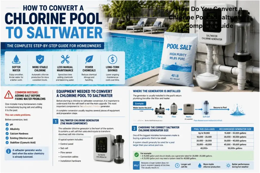 How Do You Convert a Chlorine Pool to Saltwater - Broomful.com