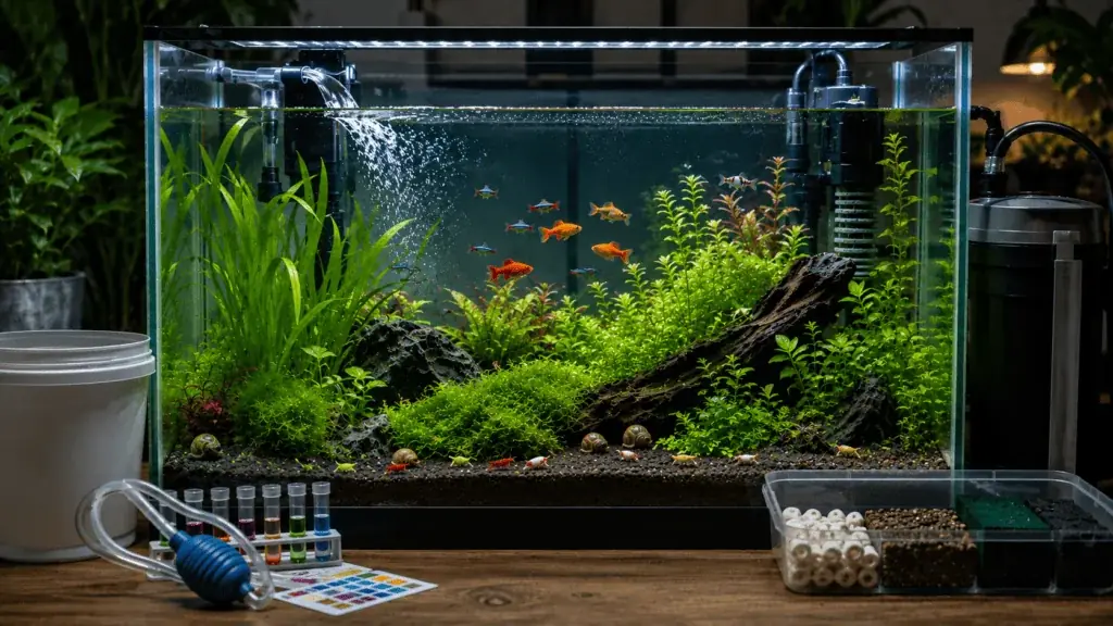 how to keep fish aquarium water clear - Broomful.com 