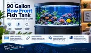 90 Gallon Bow Front Fish Tank broomful-com